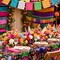 3 Pcs Day of The Dead Tablecloth Mexican Table Covers Decoration(Multi Color)13.78"L x 7.24"W